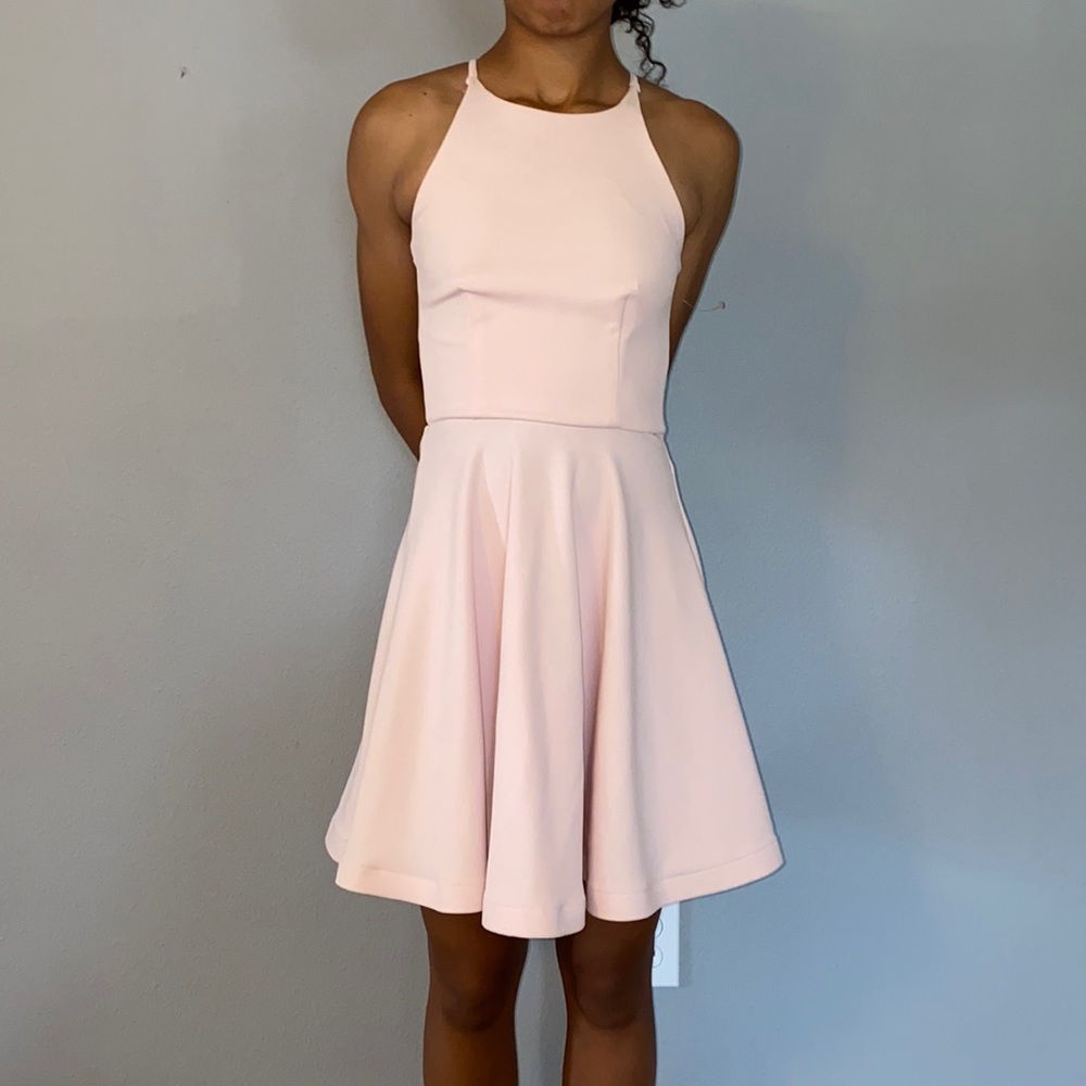 NWOT B.Darlin baby pink dress